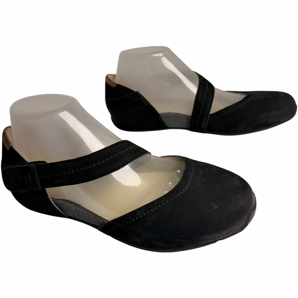 OTBT Black Suede Mary Jane Loafers